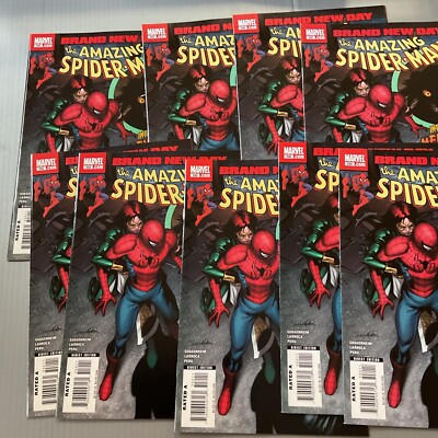AMAZING SPIDER-MAN   #550   FIRST MENACE NEAR MINT UNREAD  GREAT BUY ON EBAY
