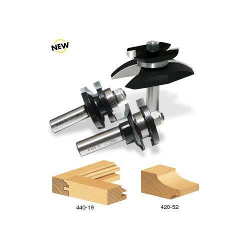 Timberline TRS-270 3-teilig Bucht erhöhte Platte Türherstellung Router Bit Set 1/2 Schaft - Bild 1 von 2
