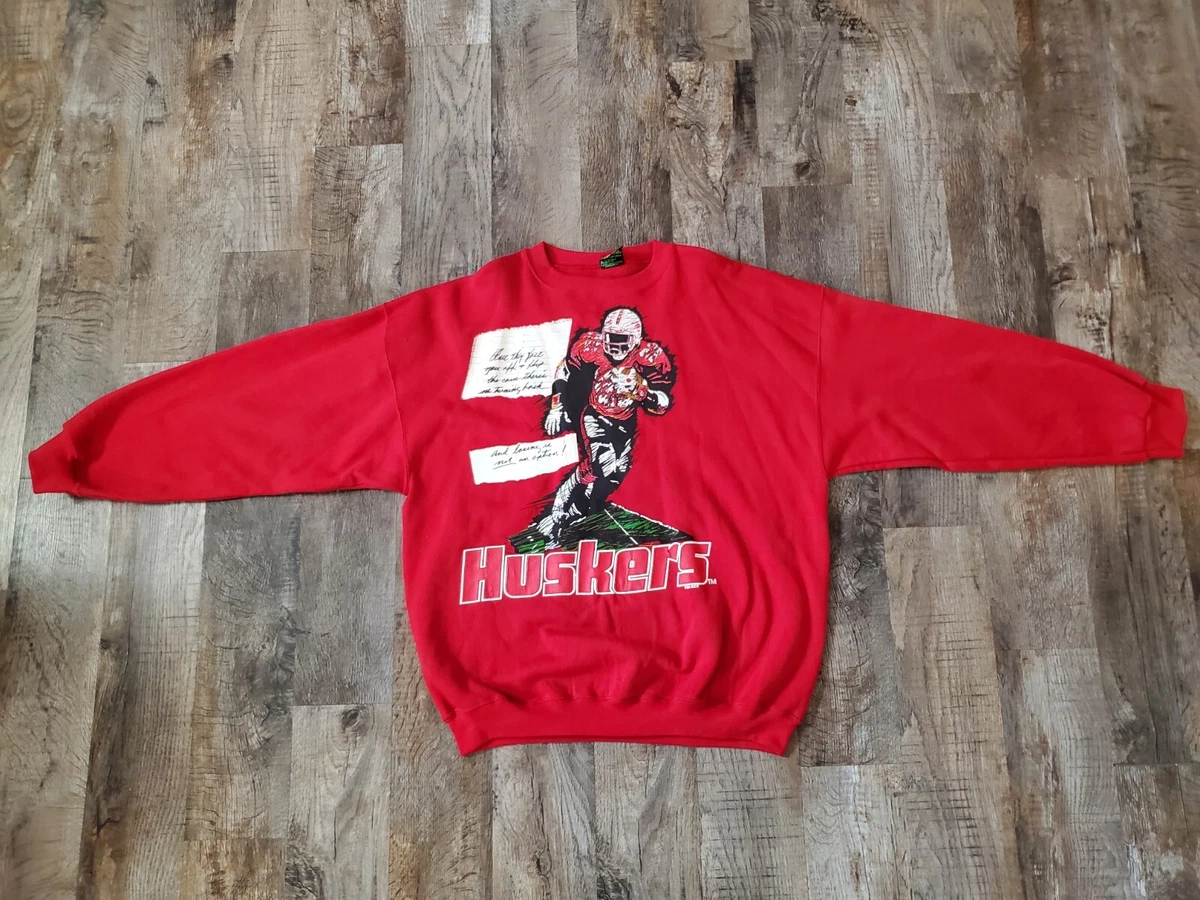 Vintage nebraska hotsell football sweatshirt