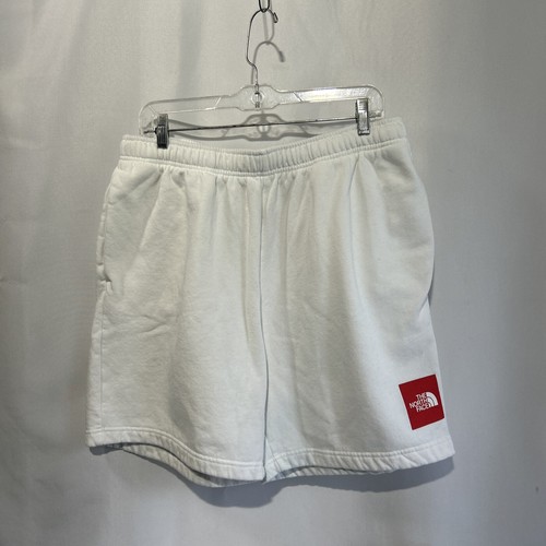 North Face Herren Two Pocket Sweat Shorts Gr. XL weiß mit Logo Jogginghose Material