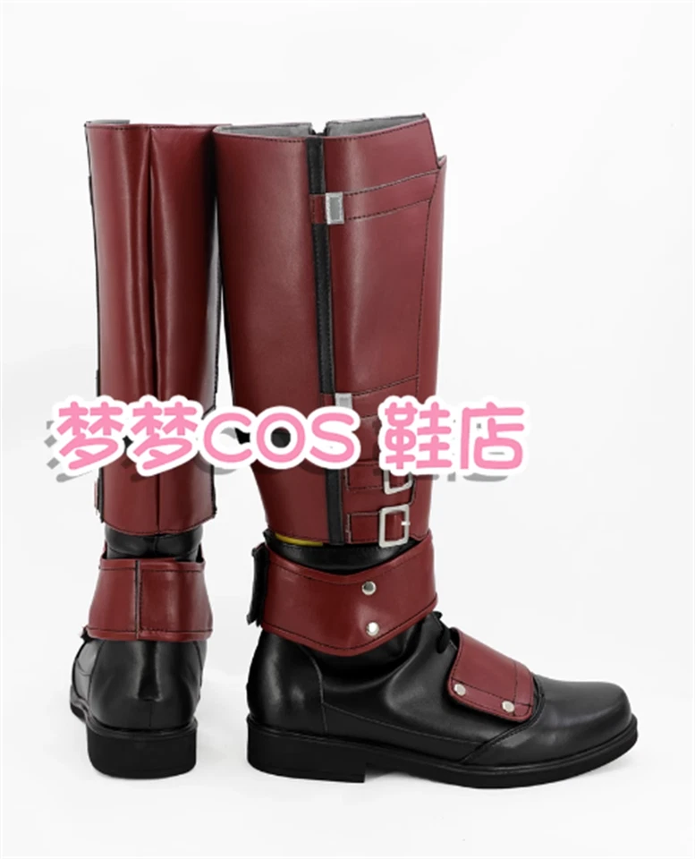 Marvel Deadpool 2 Boots Cosplay Party  Shoes Custom Long Boot Unisex   - Image 3 of 4
