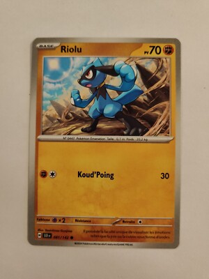 Pokemon Card - Riolu 081/142 - Star Crown EV07