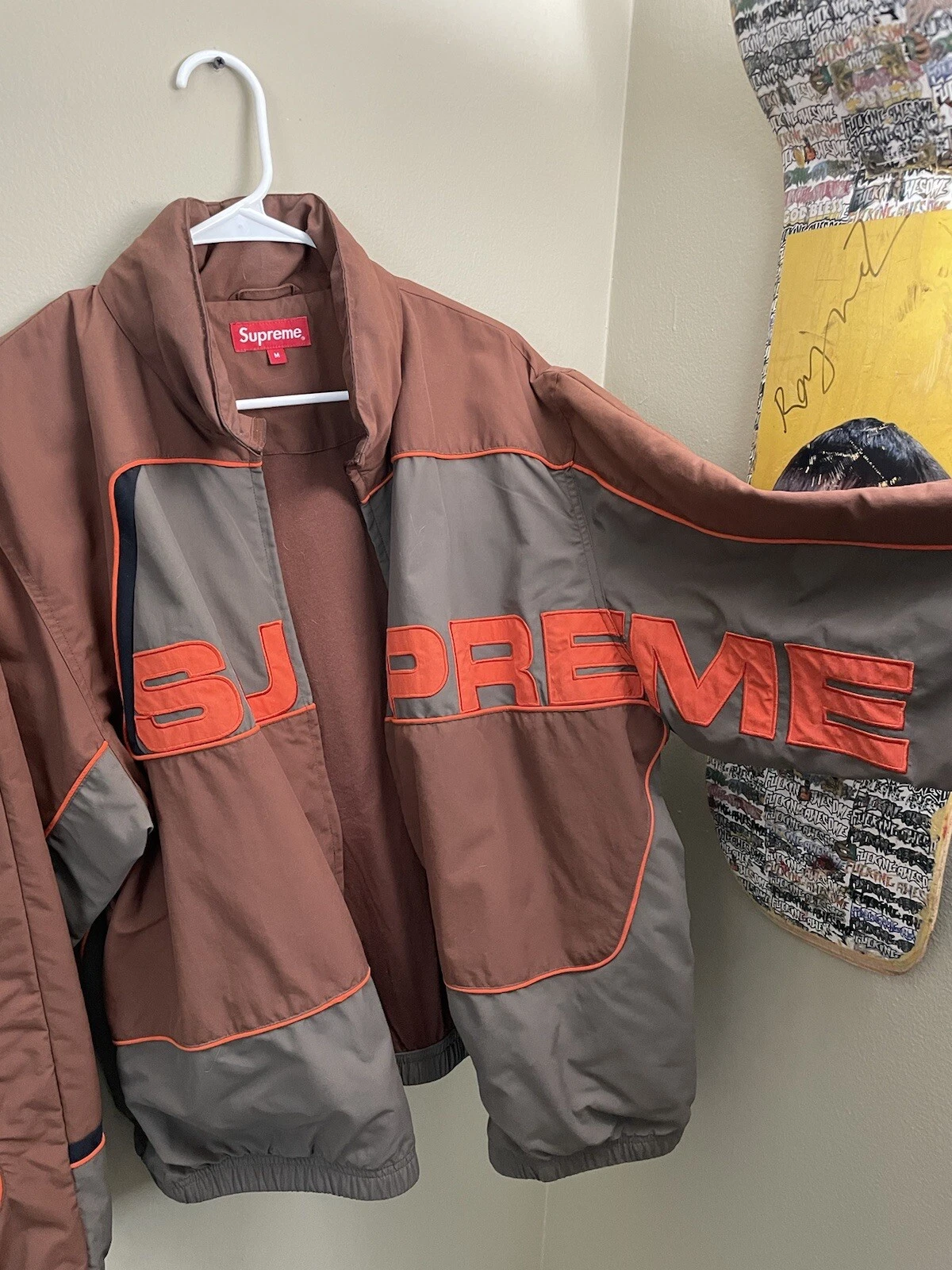 Veste de survêtement à panneaux Supreme S