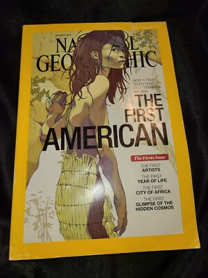 National Geographic Magazine The First American  January 2015