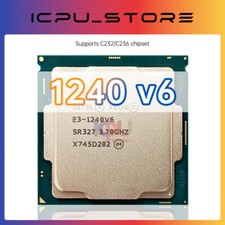 Intel Xeon E3-1240 v6 SR327 3.7GHz 4Cores 72W LGA1151 CPU Processor