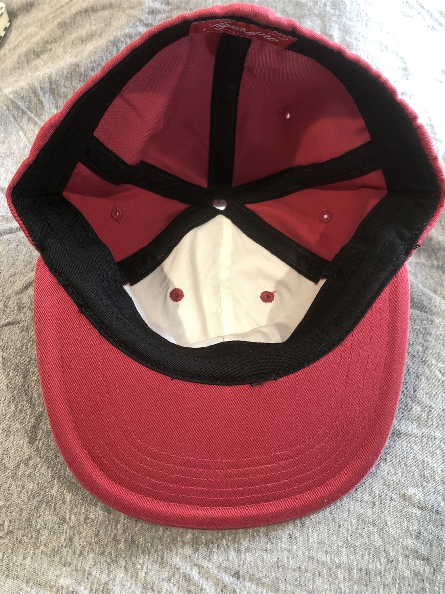 Supreme Script Logo 6-Panel Fitted Cap Red SS16 Brand New Size M