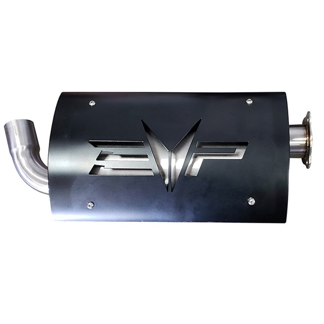 Evolution Powersports Evo Black Slip On Exhaust Pipe CanAm Defender
