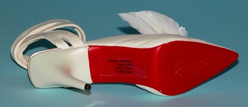 Just the Right Shoe, Raine, "Hearts Aflutter" mixed media miniature # 25440 NIB - Picture 5 of 6