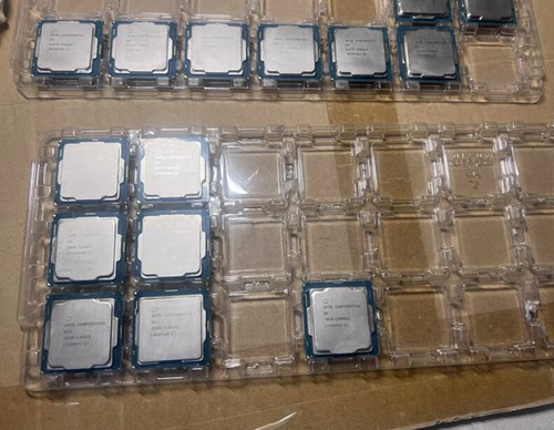 Intel Xeon E-2186G QS 3.8-4.7GHZ 6 Core 12MB L3 SR3WR LGA1151 95W CPU Processor/ - Picture 2 of 2