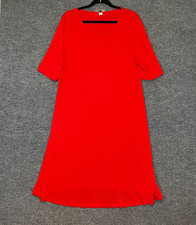 Old Navy Dress Womens 1X Plus Orange Tshirt Dress Bohemian Maxi Plus Size