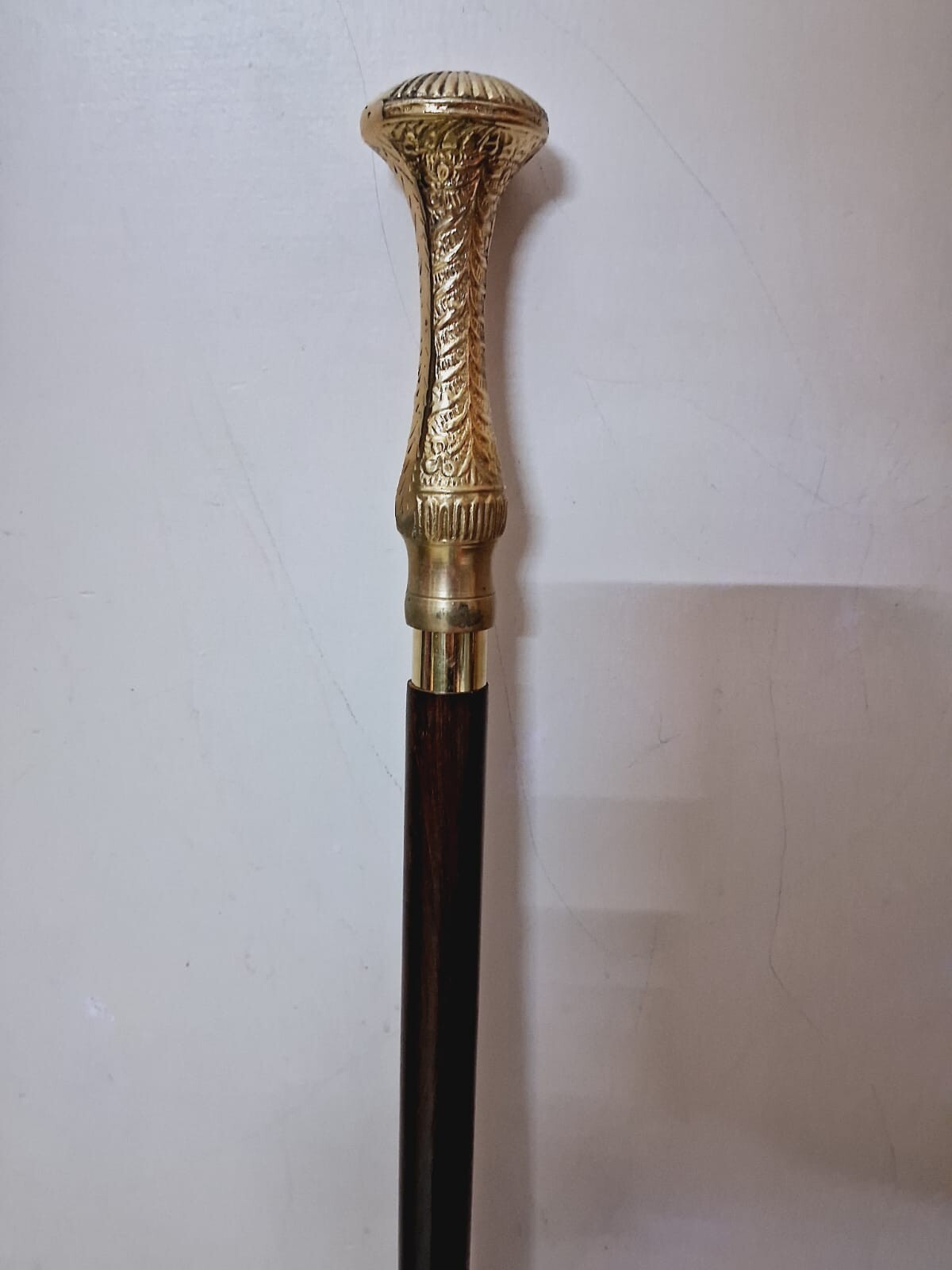 Long Designer Solid Brass Head Walking stick Anti… - image 12