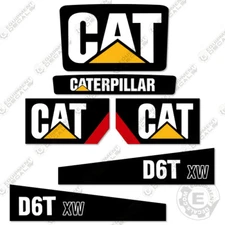 Fits Caterpillar D6T XW Decal Kit Tractor Decals 7 Year Vinyl - 3M VINYL!