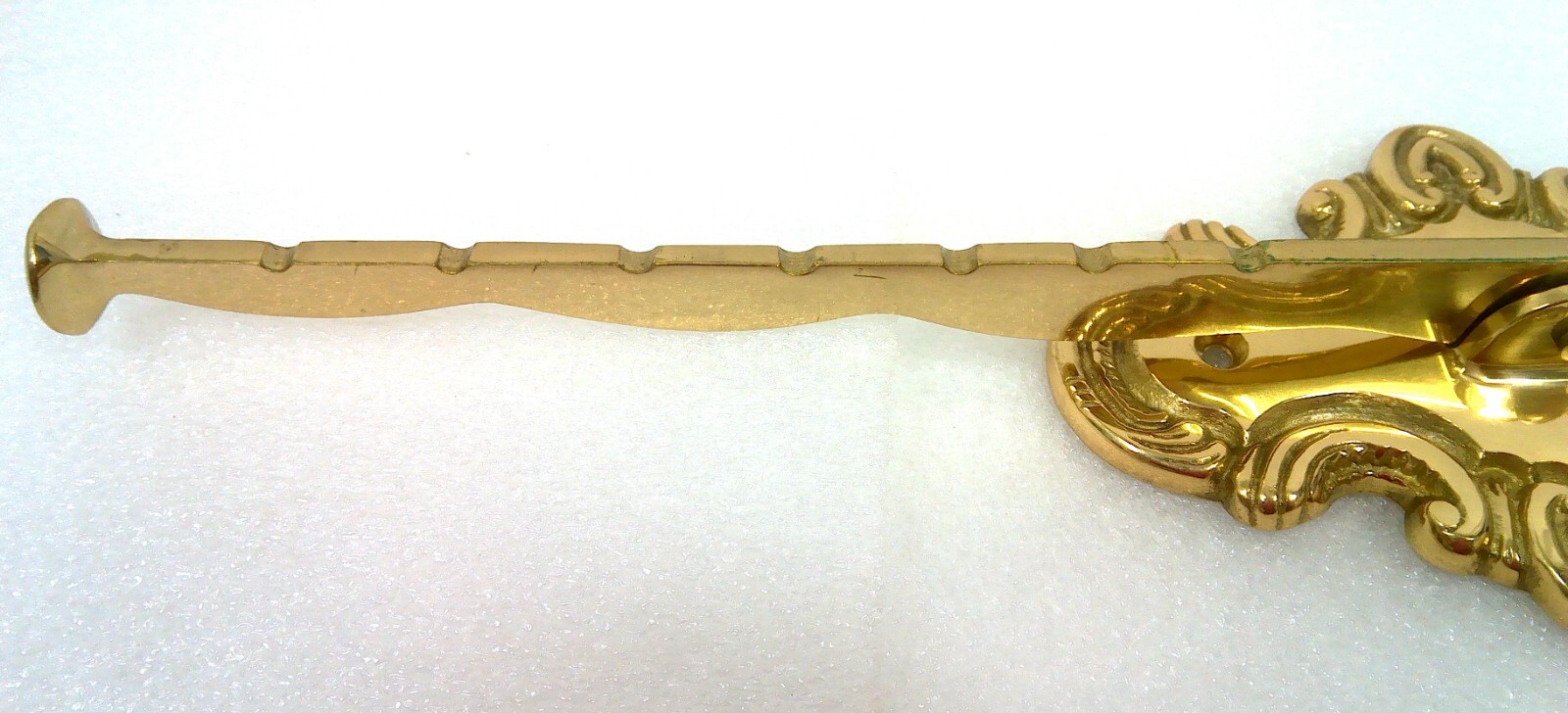 Vintage Wall Mount Solid Brass Clothes Hanger Fol… - image 10