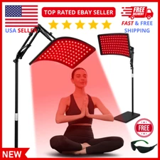 Red Light Therapy Lamp LED Infrared Face Body Panel Arthritis Back Pain Relief
