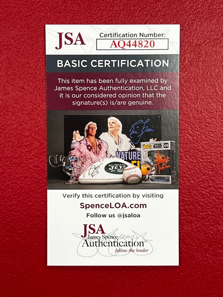 Bob Feller Signed HOF Plaque Postcard w/ JSA Cleveland Indians Pitcher! - Image 4 of 4