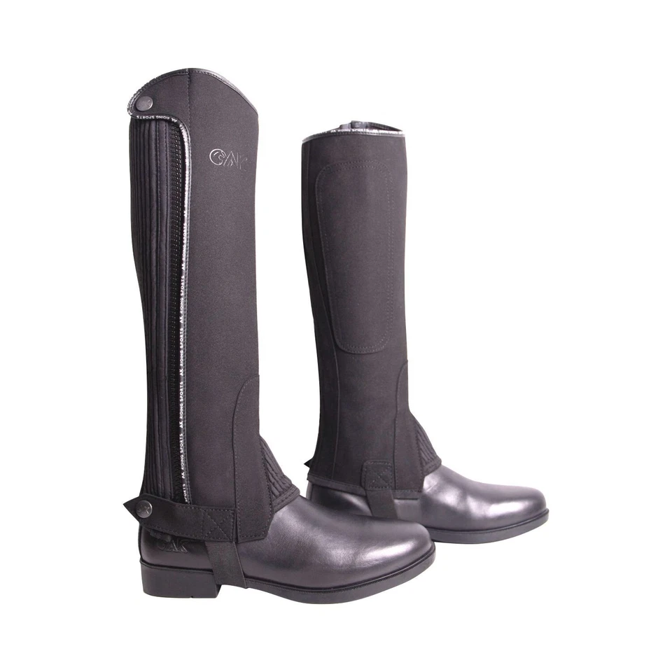 AK RIDING SPORTS AK GRACE Micro Suede Washable Horse Riding Half Chaps AKRS-1950