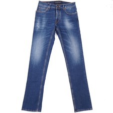 Handpicked Regular-Fit 'Ravello' Darker Blue Soft Sanded Denim Jeans 31 NWT