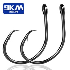 Inline Circle Hooks Saltwater Fishing Hooks Wide Gap Non Offset Circle Hooks