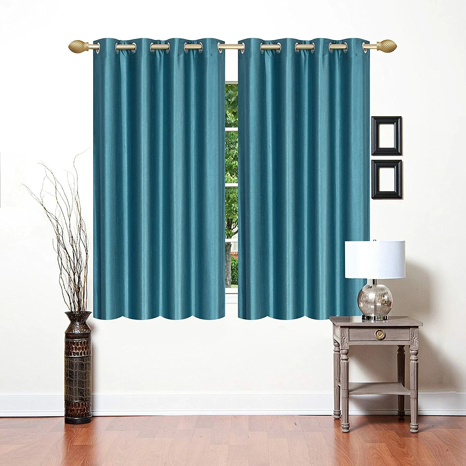 Nuevo Juego De Cortinas Con Ojal De 2 Piezas - 5 Pies
Opens in a new window or tab