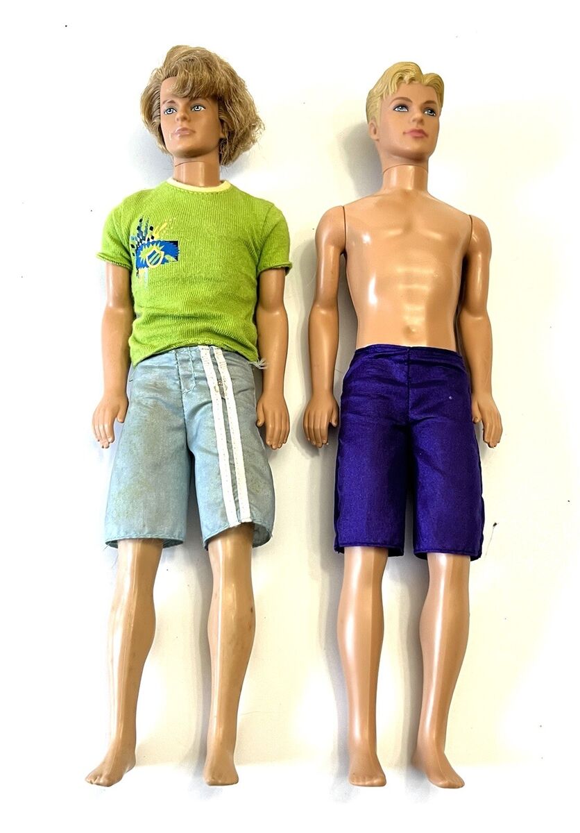 Barbie Ken Doll Fashionistas Rooted & Molded Blond Hair Barbie Ken Doll Fashionistas Rooted & Molded Blond Hair