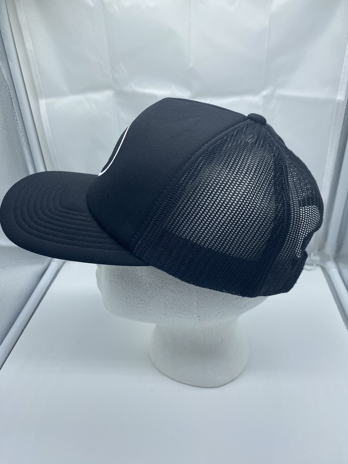 Volcom Black Adjustable Baseball Cap Trucker Hat … - image 4