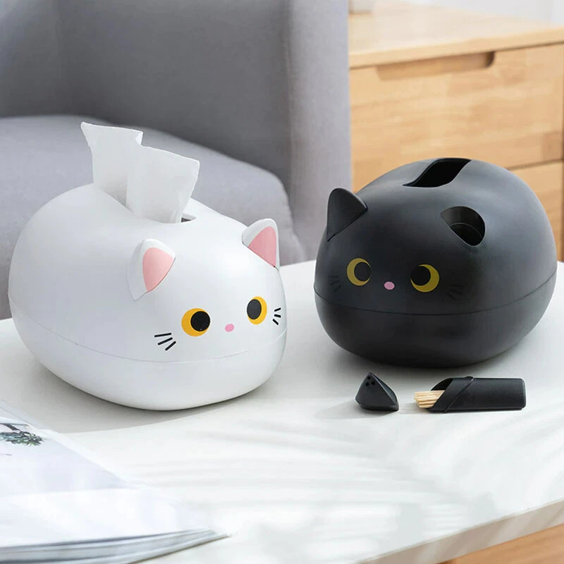 Multifunction Cute Tissue Box Kitchen Napkin Storage Box Paper