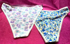 VTG Y2K Victoria's Secret Sz 10 Lot Signature cotton Bikini Panties Sissy