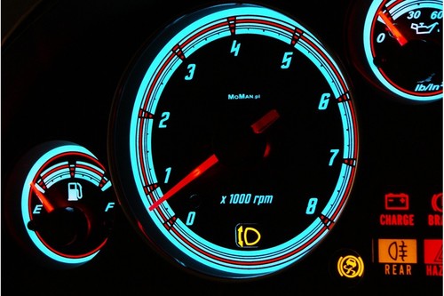 NB Mazda MX-5 glow gauges dials plasma dials kit tacho glow indicators - Picture 4 of 4