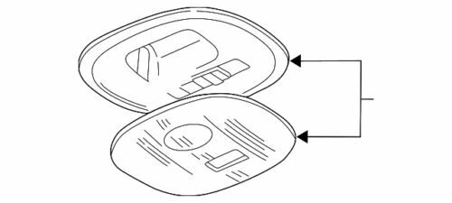 Lámpara interior del lado derecho para Ford Expedition 2003-2006 (N/P 2L1Z-13A701-AAA)