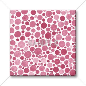 Ceramic Tile Watercolor Art Dots Pink Kitchen Backsplash Bathroom