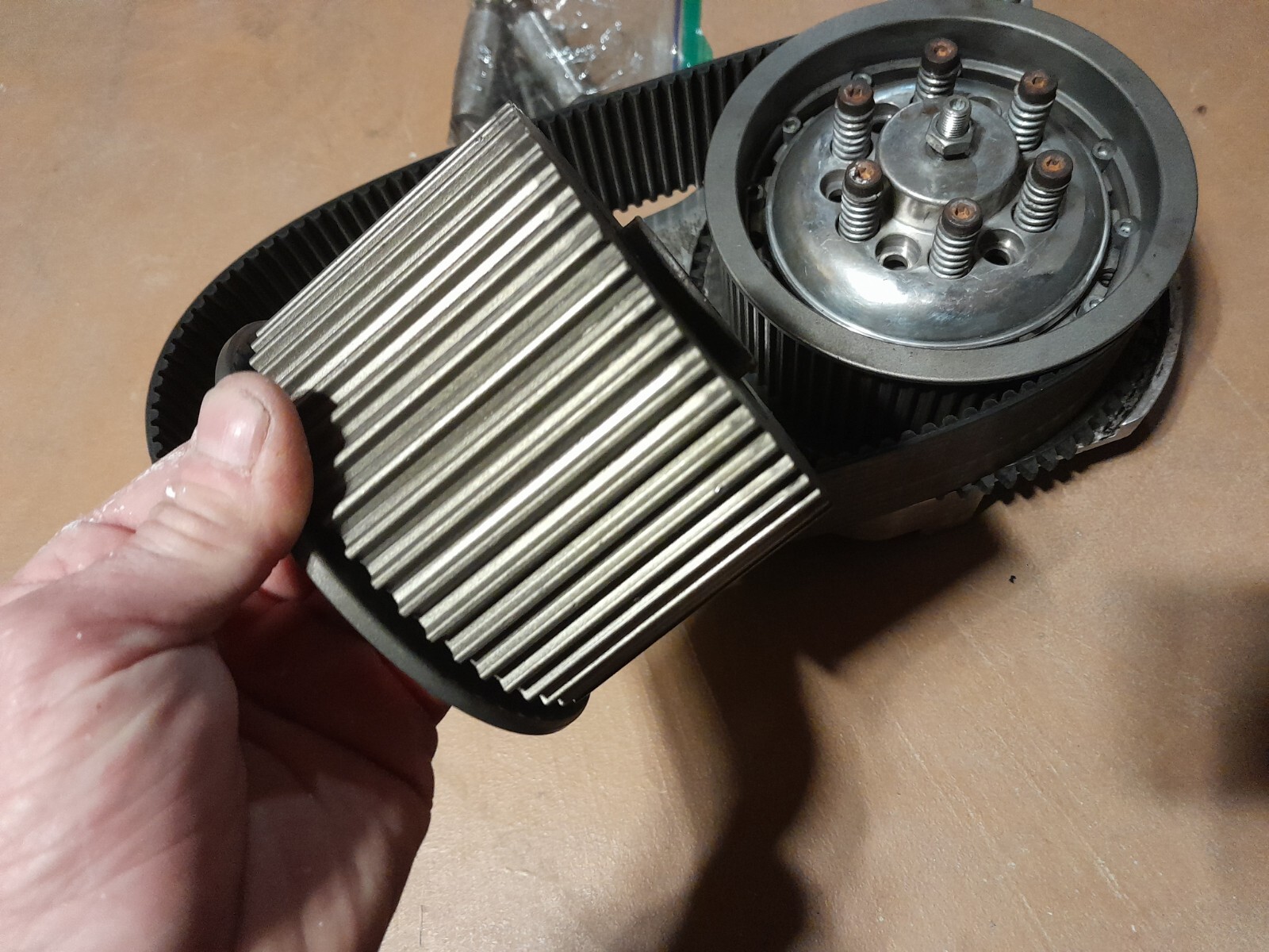 BDL 3" Open Belt Primary Drive Harley FXR FLT FLH TOURING BAGGER199006