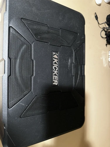 KICKER Hideaway HS8 8" 150W Car Audio Powered Subwoofer Sub Enclosure