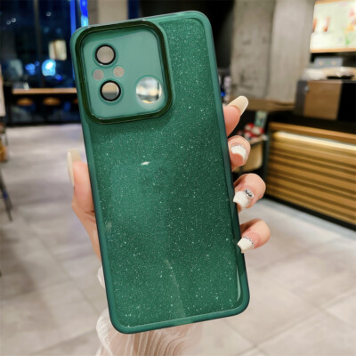 For Redmi Note12 11 10 9 8 Pro 12C 8A Gradient Plating Bling Glitter Clear Case