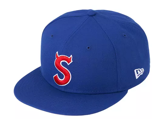 Supreme Devil S Logo New Era Royal Size 8 IN HAND Cubs Bills Patroits