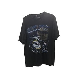 VTG NASCAR Wild Blue RUSTY WALLACE Beer Faded Black T-Shirt Size Medium M
