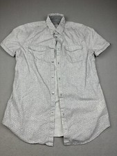 Calvin Klein Shirt Mens Small Short Sleeve Gray