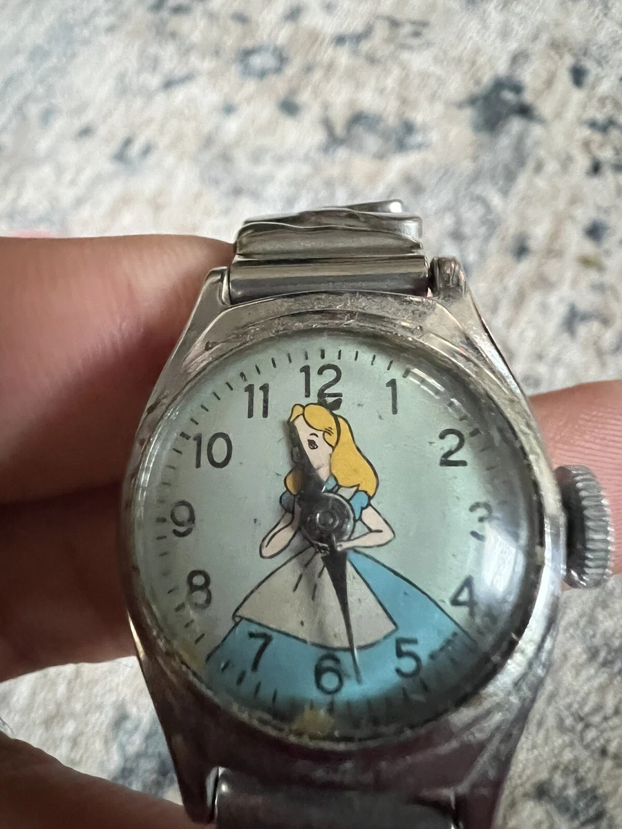 Vintage US Time Alice in Wonderland Walt Disney Watch