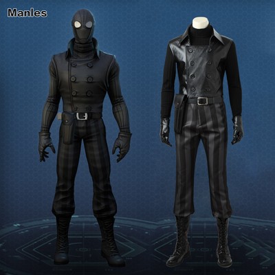 2017 Spiderman Noir Cosplay Costume Halloween Christmas Fancy Dress Outfit Vest