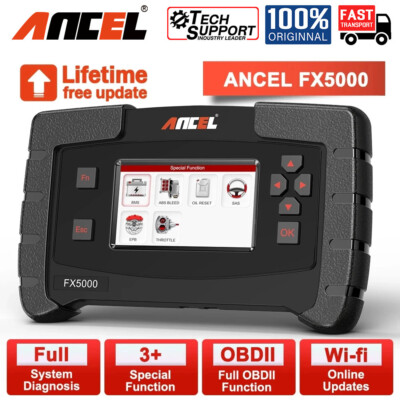 ANCEL FX5000 OBD2 Diagnosegerät Alle System Kfz Scaner Öl-Reset Fit Für Benz DE