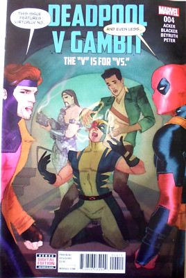 DEADPOOL VS GAMBIT ISSUE # 4.  OCT 2016.  MARVEL COMICS.  HOT TITLE