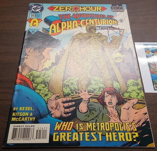 Le avventure di Superman (1987) #516 FIRMATO da Barry Kitson con WOS notarile - Foto 3 di 5