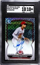 2023 Bowman Chrome | Mega Box Mojo Autograph | LEONARDO BALCAZAR #BMA-LB