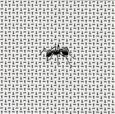 ANTS antacid BLOTTER ART perforated paper sheet psychedelic art