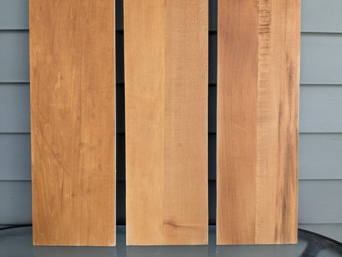 3 Thin Antique Old Growth Poplar Wood Lumber Craft 6" X 30" X 1/4 Lot XX1 - Picture 3 of 6