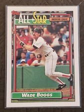 1992 Topps - All-Star #399 Wade Boggs Boston Red Sox 