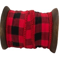 Martha Stewart Home Decorative Plaid Ribbon 10 yards 1.5 Inches Wide