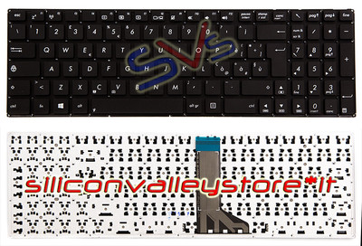Tastiera Italiana Ricambio Per Notebook ASUS F555LD (senza Telaio) - Layout Italiano Nero - 5