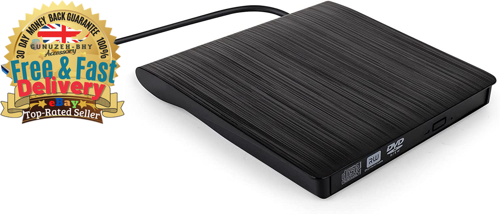 TrTrintion External DVD Drive USB 3.0 External CD Burner Portable