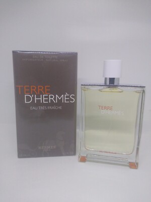 TERRE D'HERMES EAU TRES FRAICHE EDT 4.2oz-125mL Discontinued 100% Authentic