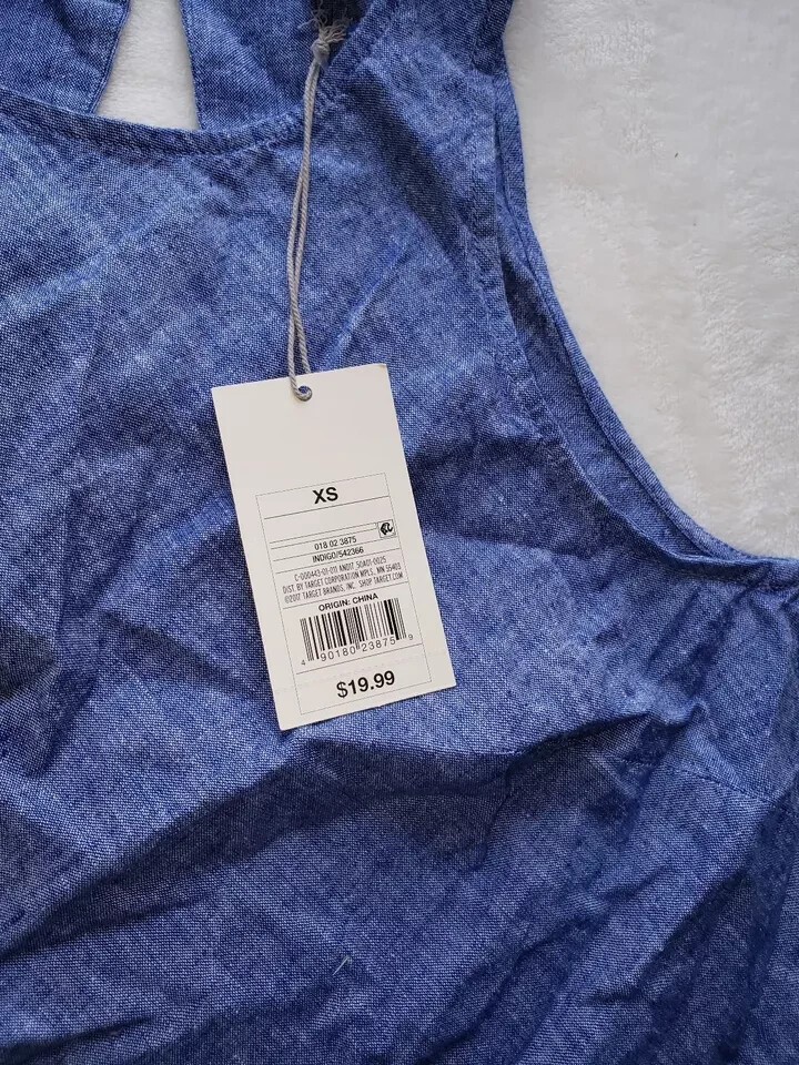 A New Day Women's Dressy Casual Denim Colored Tank Top XS | eBay